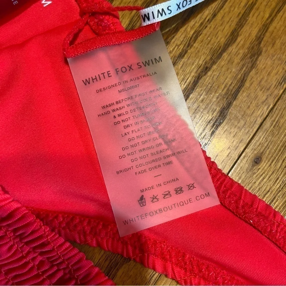White Fox Swim Boutique Size Large NWT